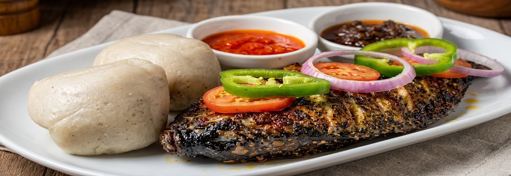 Tilapia with Banku